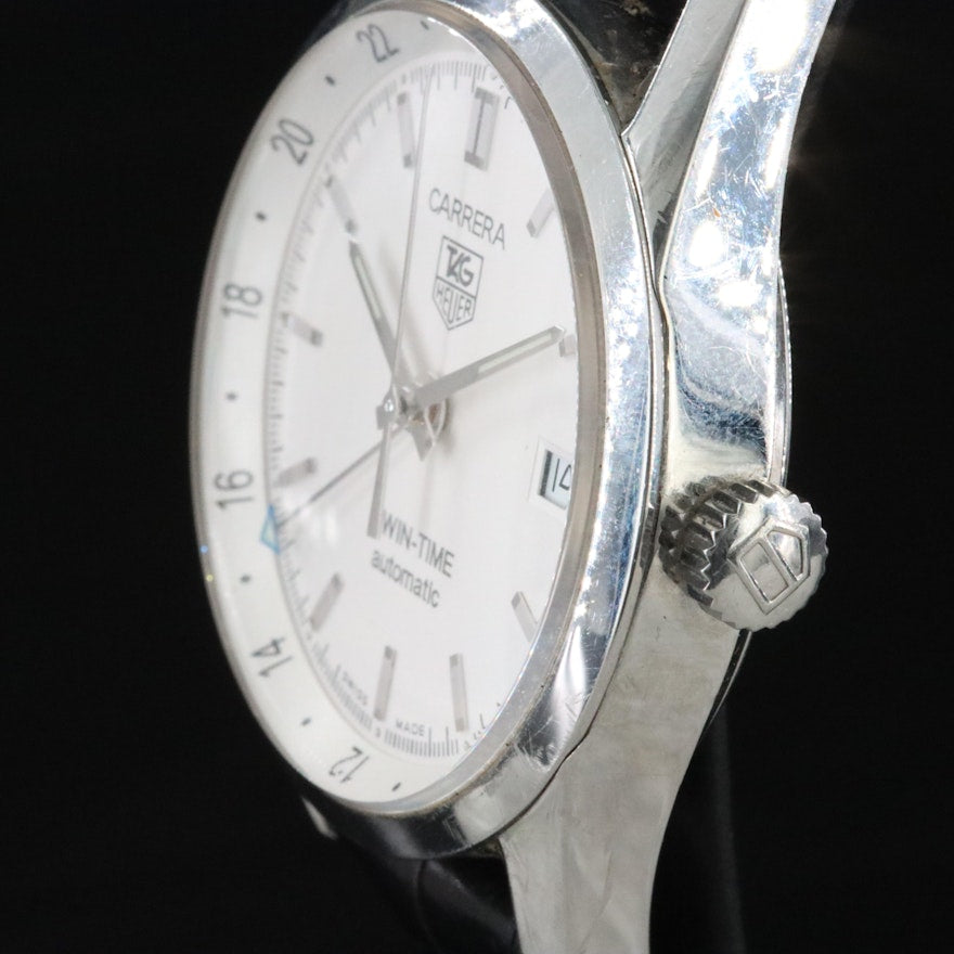 TAG Heuer Carerra Twin Time Automatic Watch Calibre 7