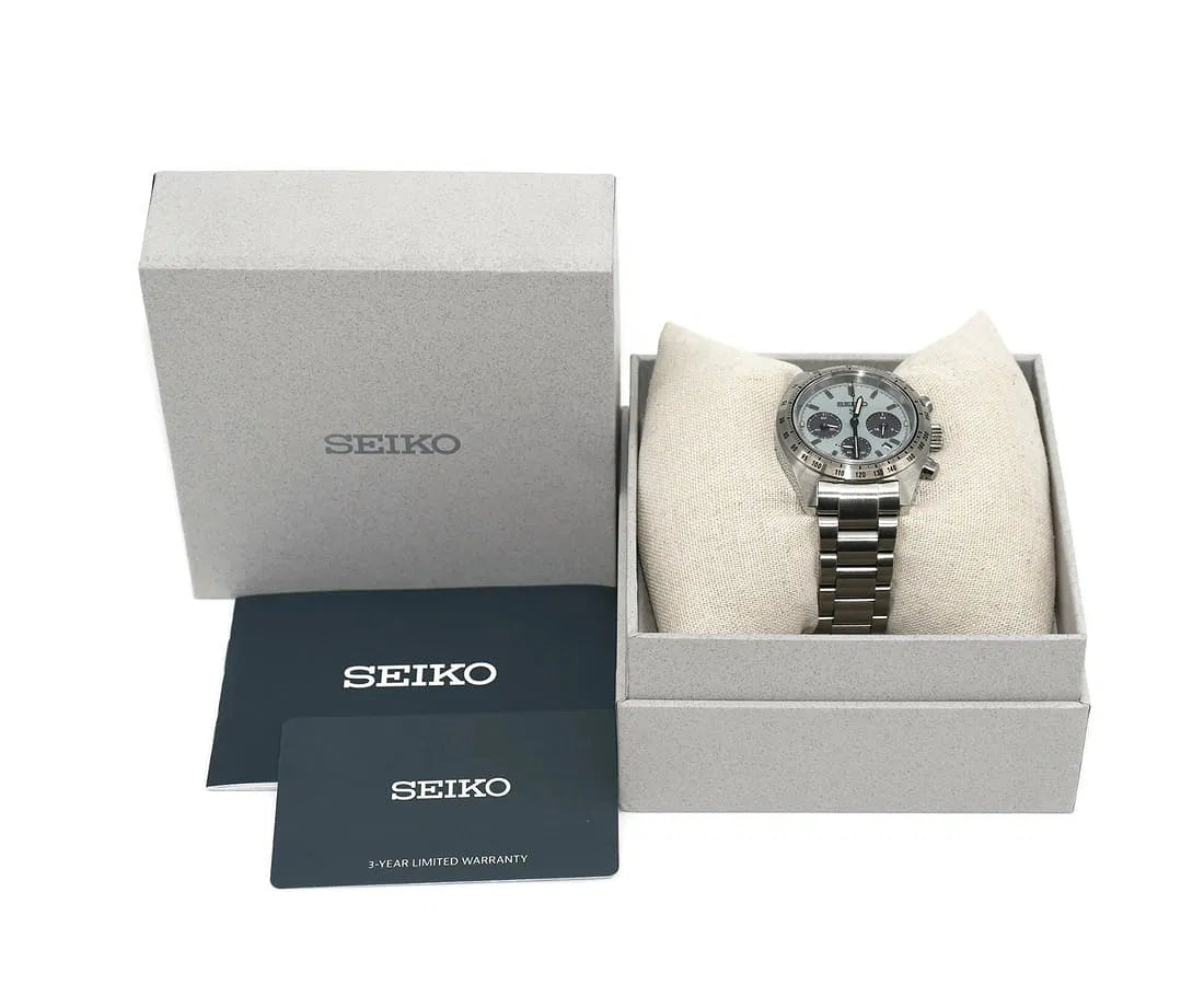 Seiko Prospex SSC965 Stainless Steel Analog Wristwatch 39mm With Box / Papers