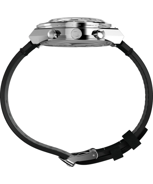 Peanuts® x Q Timex® Snoopy 40mm Leather Strap Watch