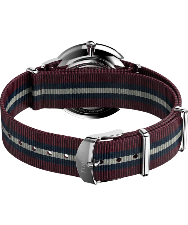 Timex Waterbury Metropolitan Sub-Second 39mm Fabric Strap Watch TW2Y27600VQ