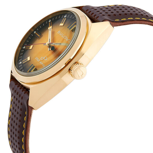 Bulova Jet Star Quartz Gold Dial Men's Watch