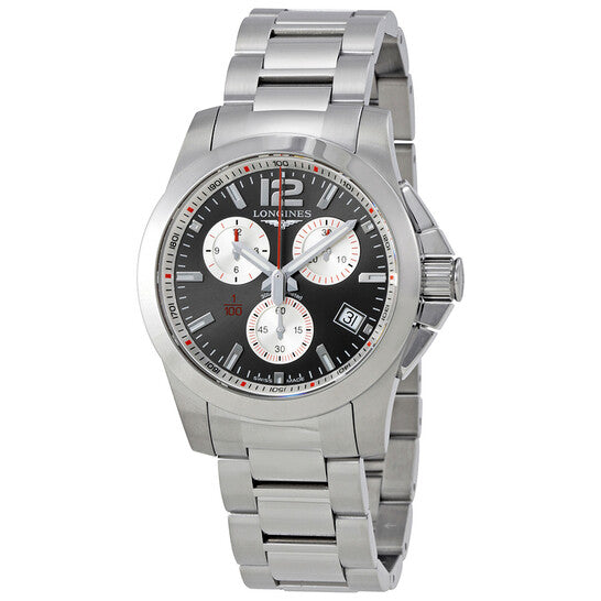 Longines Conquest Chronograph Grey Dial Men's Watch