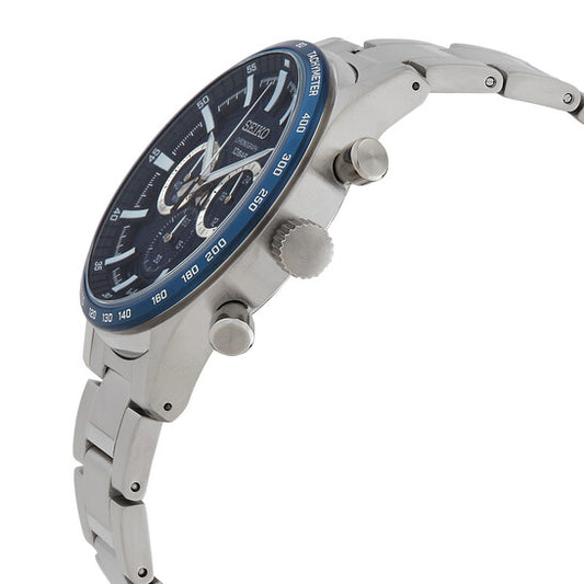 Seiko Chronograph Quartz Blue Dial Men's Watch