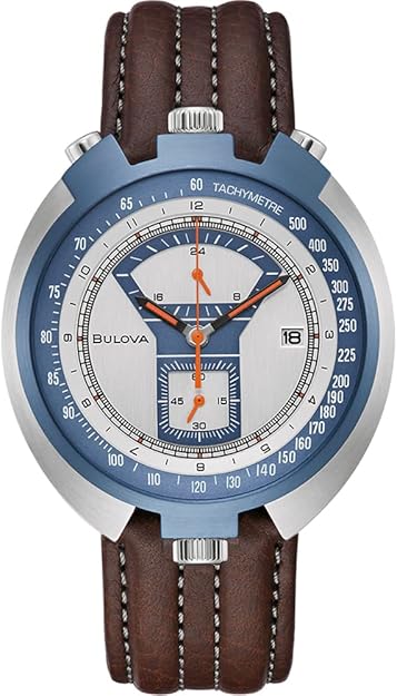 Bulova Parking Meter Chronograph Quartz Silver Dial Men's Watch