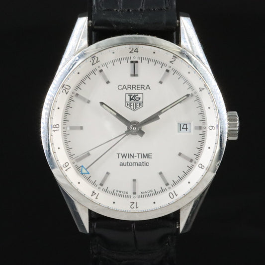 TAG Heuer Carerra Twin Time Automatic Watch Calibre 7