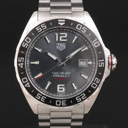 TAG Heuer Formula 1 Steel Ceramic Bezel 43mm Caliber 5 Automatic Watch WAZ2011