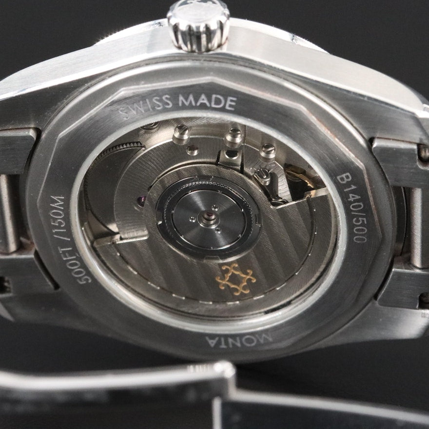 Monta Triumph Grey Dial 39mm Steel Automatic Watch