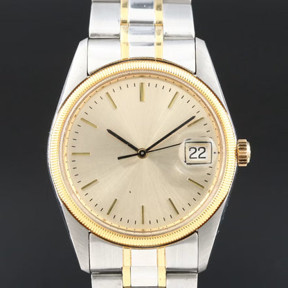 Hamilton Mastercraft Two-Tone Stainless Steel Quartz Watch 33.5mm
