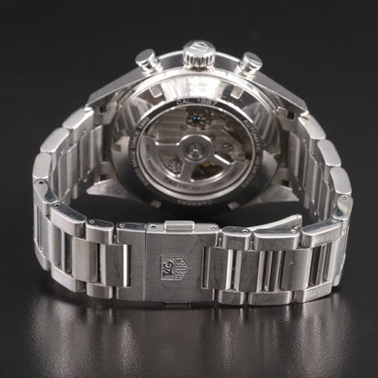 TAG Heuer Carrera Chronograph 43mm St. Steel Automatic Date Watch CAR2014-2 w Box/Papers 2016