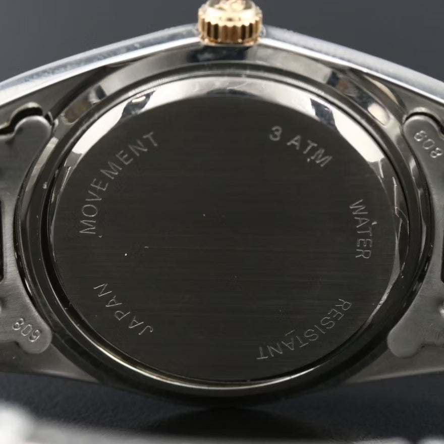 Hamilton Mastercraft Two-Tone Stainless Steel Quartz Watch 33.5mm