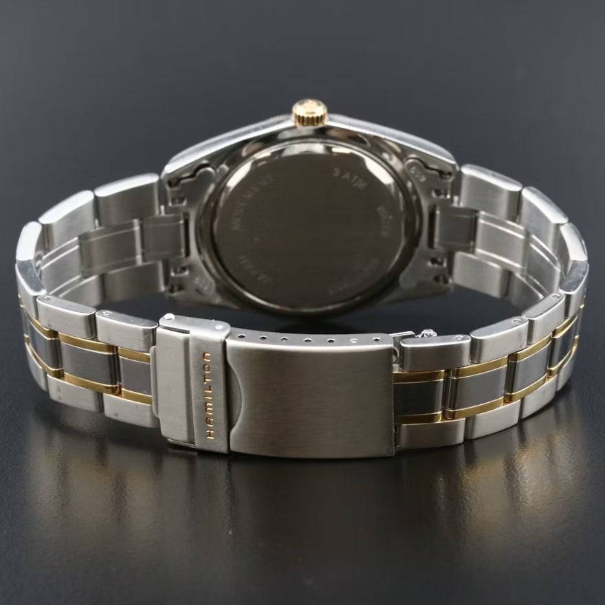 Hamilton Mastercraft Two-Tone Stainless Steel Quartz Watch 33.5mm