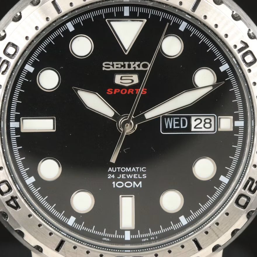Seiko 5 Sports "Bottle Cap" Automatic Watch SRPC61K1 w Box & Papers