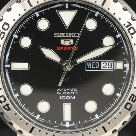 Seiko 5 Sports "Bottle Cap" Automatic Watch SRPC61K1 w Box & Papers