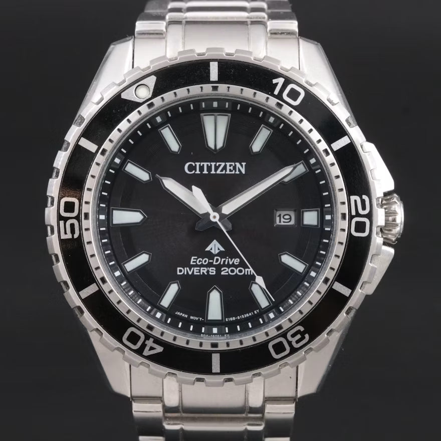Citizen Promaster Diver Eco-Drive E168-S111501 45mm 200M Full Set Box Papers