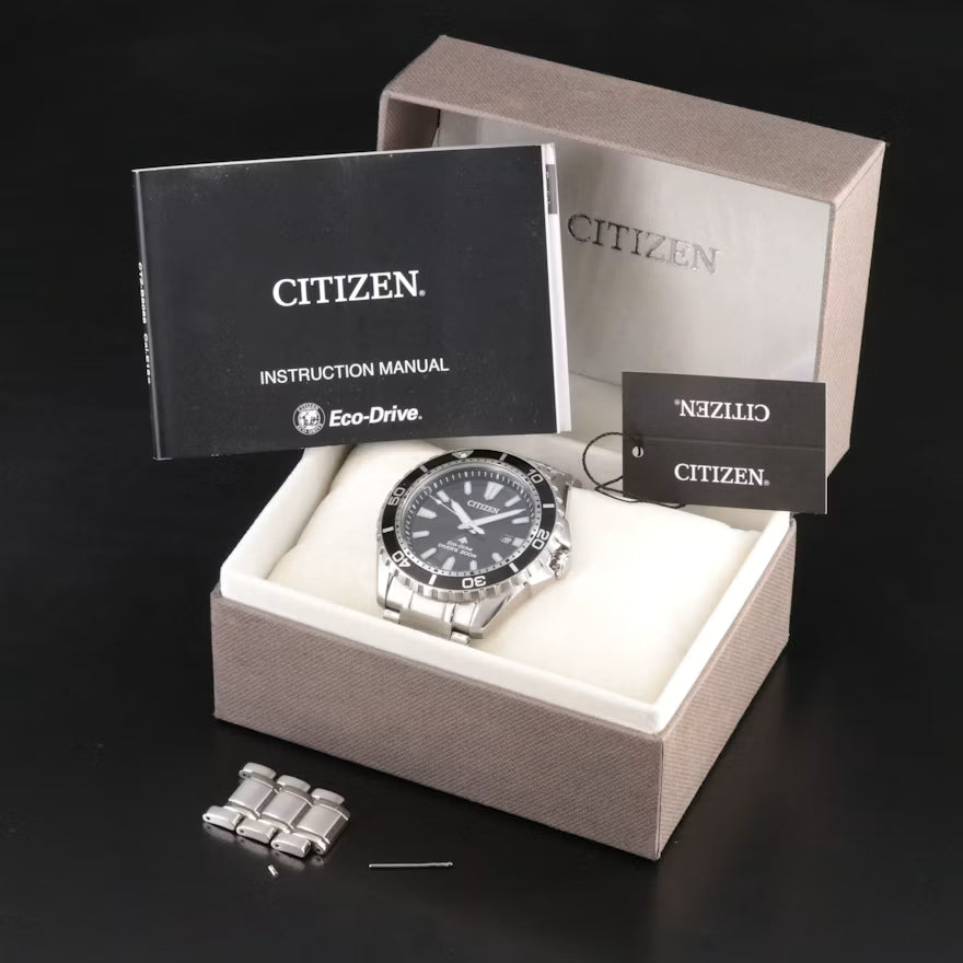 Citizen Promaster Diver Eco-Drive E168-S111501 45mm 200M Full Set Box Papers