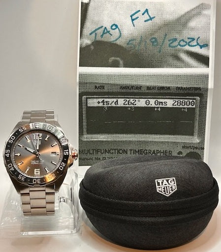 TAG Heuer Formula 1 Steel Ceramic Bezel 43mm Caliber 5 Automatic Watch WAZ2011