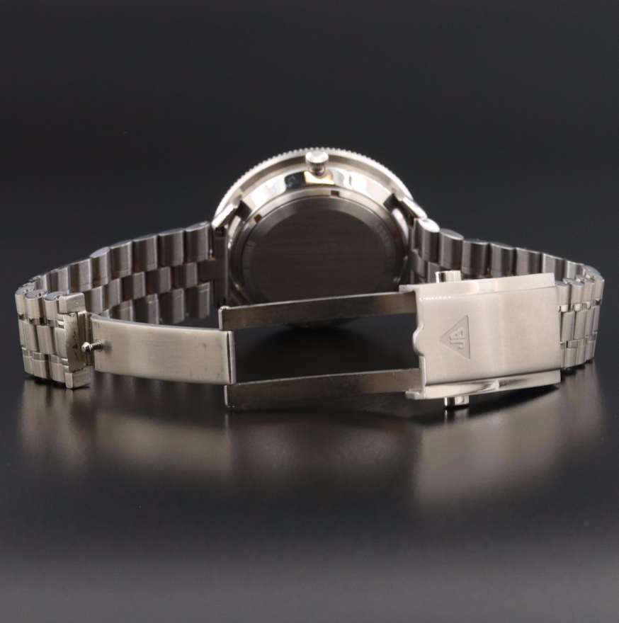 Forstner A-12 Black 39mm Steel Quartz Watch