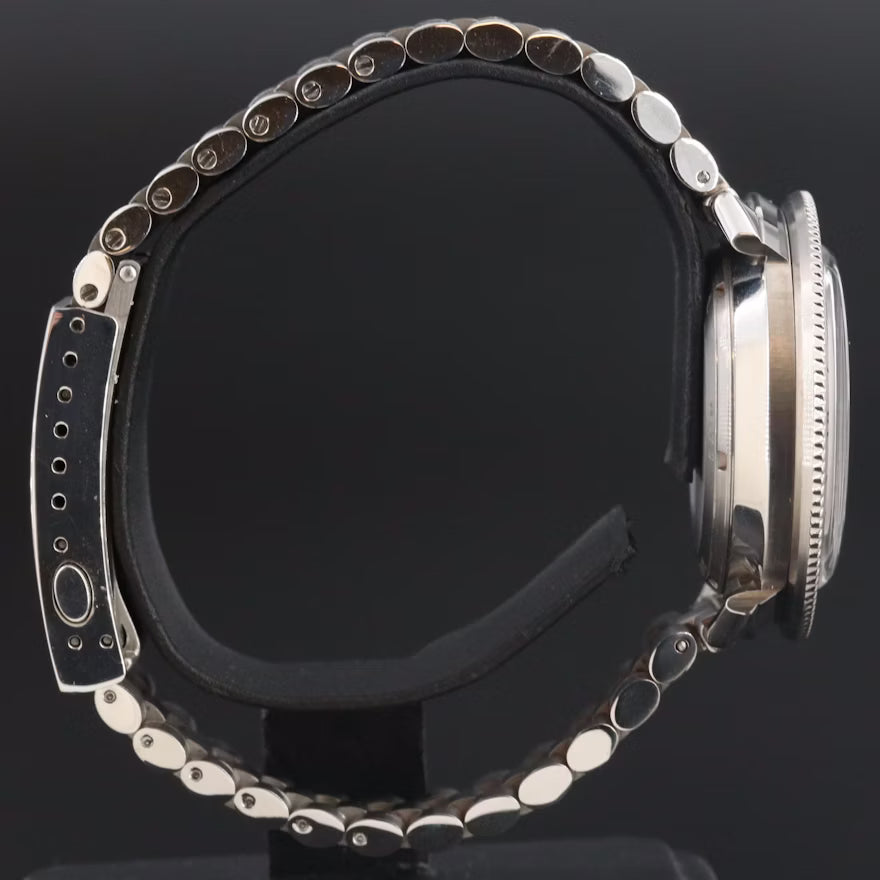 Forstner A-12 Black 39mm Steel Quartz Watch