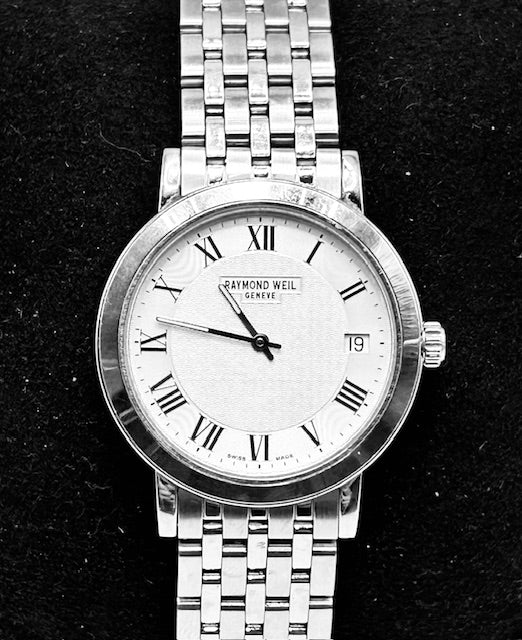 Raymond Weil - Geneve Toccata Steel Date Quartz Watch 34mm Unisex