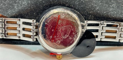 American Exchange - Ladies 29.5mm 2 Tone, Quartz, Fashion Watch, Genuine Diamond 1/10ctw