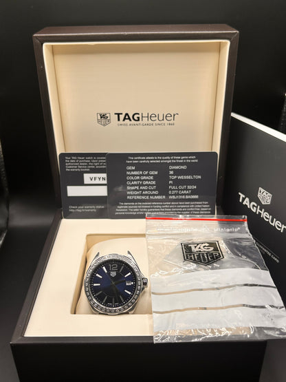 TAG Heuer Formula 1 Factory Diamond Bezel - 35mm Quartz WBJ1316