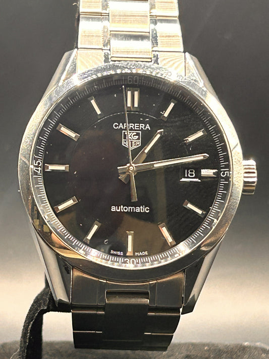 TAG Heuer Carrera Calibre 5 Automatic c.2007 WV211B 39mm St Steel