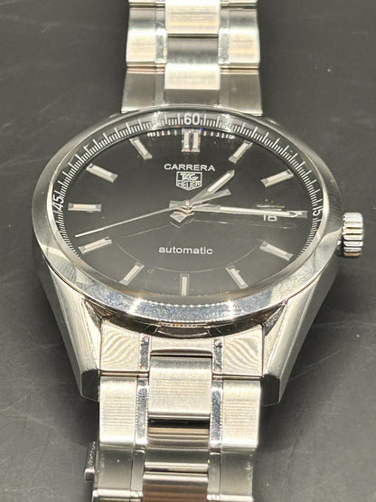 TAG Heuer Carrera Calibre 5 Automatic c.2007 WV211B 39mm St Steel