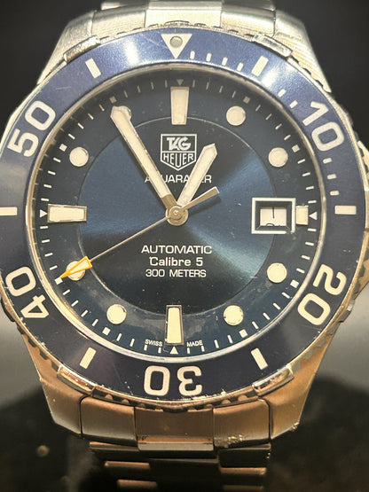 TAG Heuer Aquaracer Calibre 5 w/Box WAN2111 41mm Automatic