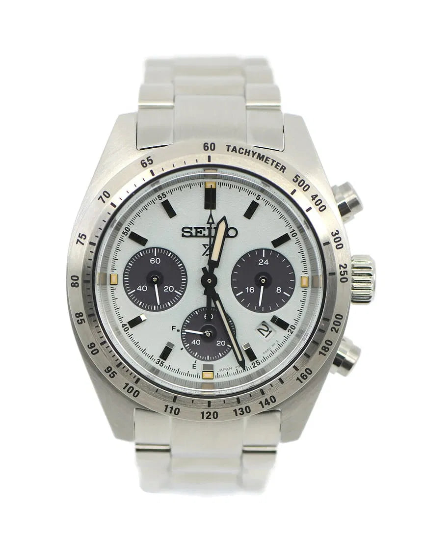 Seiko Prospex SSC965 Stainless Steel Analog Wristwatch 39mm With Box / Papers