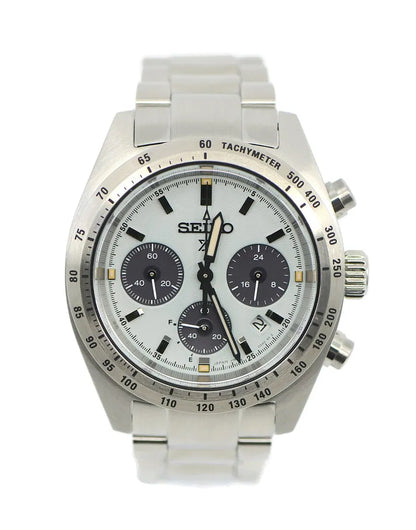 Seiko Prospex SSC965 Stainless Steel Analog Wristwatch 39mm With Box / Papers