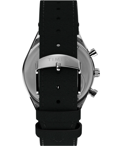 Peanuts® x Q Timex® Snoopy 40mm Leather Strap Watch