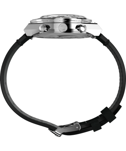 Peanuts® x Q Timex® Snoopy 40mm Leather Strap Watch