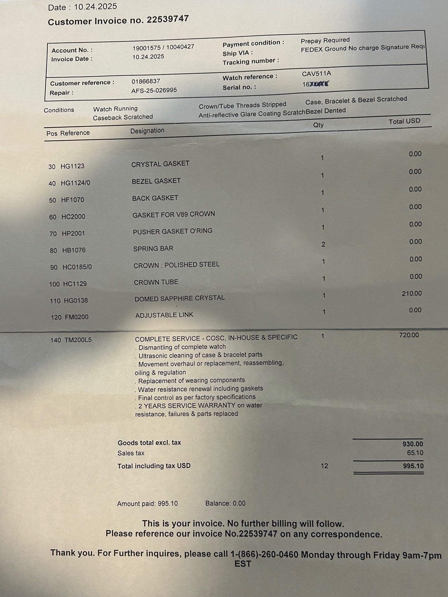 TAG Heuer Grand Carrera Black 43mm Steel Automatic Watch - Fully Serviced, New Crystal 10-2025