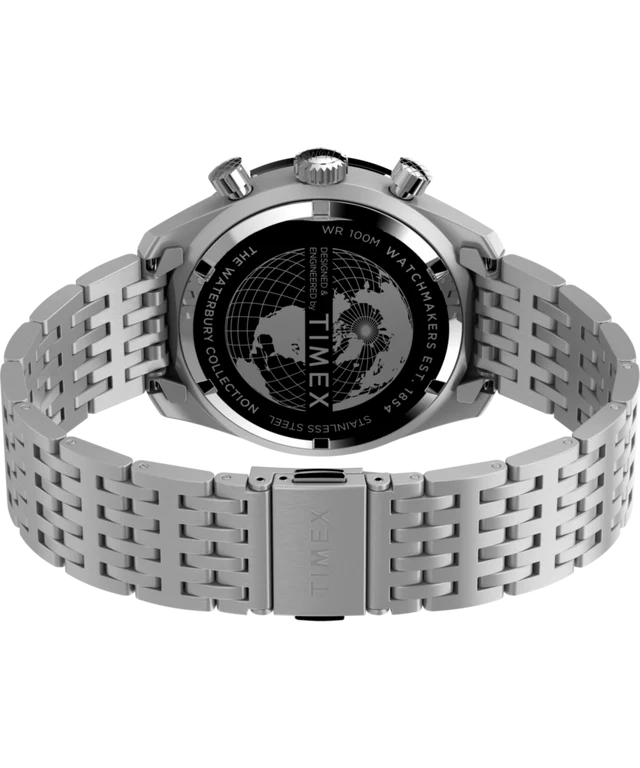 Timex Waterbury Quartz Chronograph 41mm Stainless Steel Bracelet Watch TW2V42400VQ