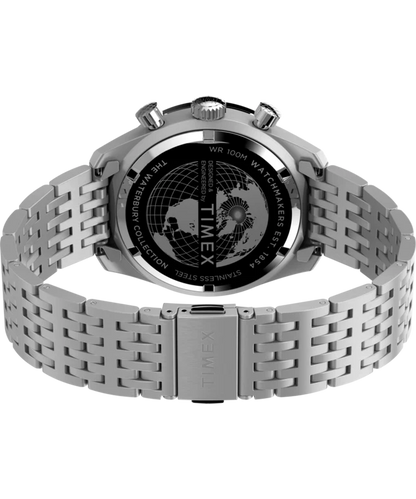 Timex Waterbury Quartz Chronograph 41mm Stainless Steel Bracelet Watch TW2V42400VQ