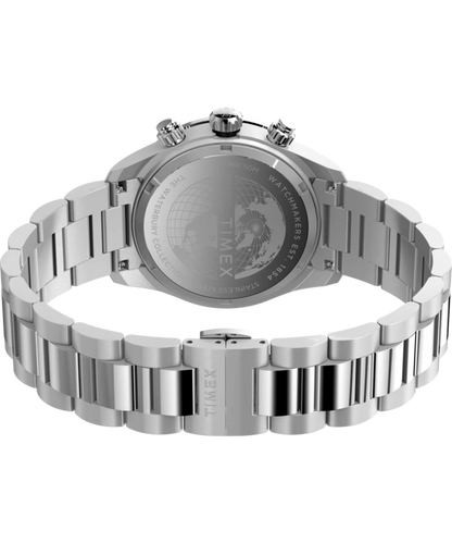 Waterbury Heritage Chronograph 39mm Stainless Steel Bracelet Watch TW2Y19200VQ Meca-Quartz