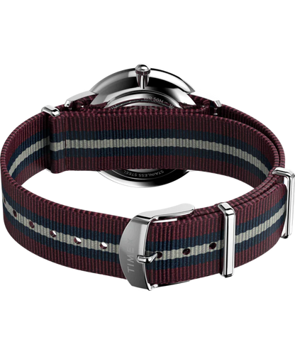 Timex Waterbury Metropolitan Sub-Second 39mm Fabric Strap Watch TW2Y27600VQ