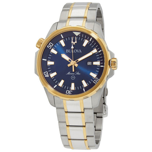 Bulova Marine Star Quartz Blue Dial Men's Watch