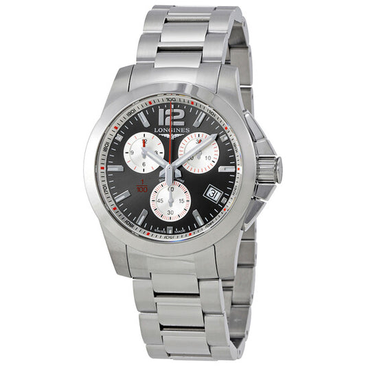 Longines Conquest Chronograph Grey Dial Men's Watch