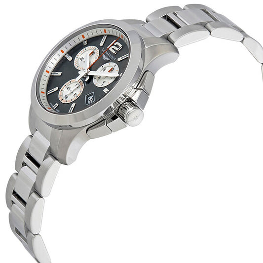 Longines Conquest Quartz Black Dial Men's Watch L33794796
