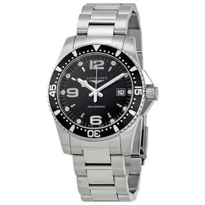 Longines HydroConquest Quartz Black Dial Men's 41mm Watch