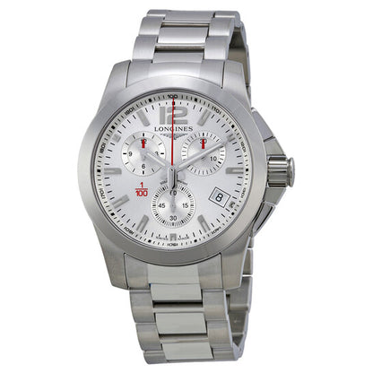 Longines Sport Conquest Silver Dial Men's Watch