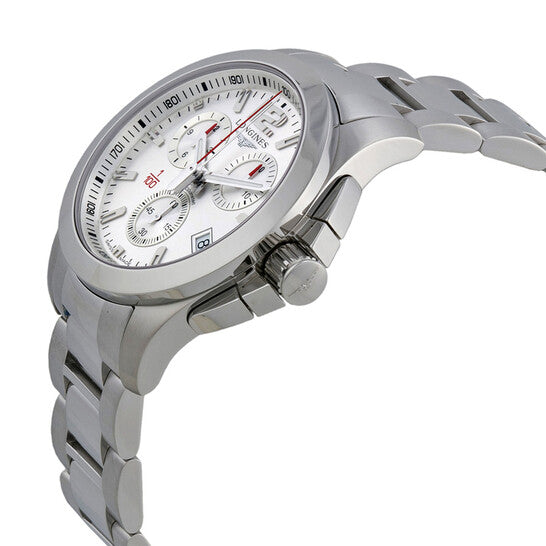 Longines Sport Conquest Silver Dial Men's Watch