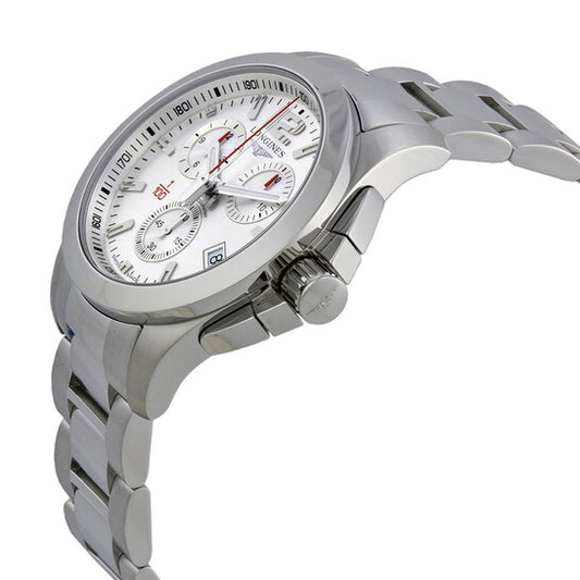 Longines Sport Conquest Silver Dial Men's Watch