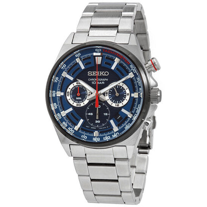 Seiko Chronograph Quartz Blue Dial Men's Watch