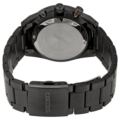 Seiko Essentials Chronograph Quartz Black Dial Men's Watch 41mm SSB399P1