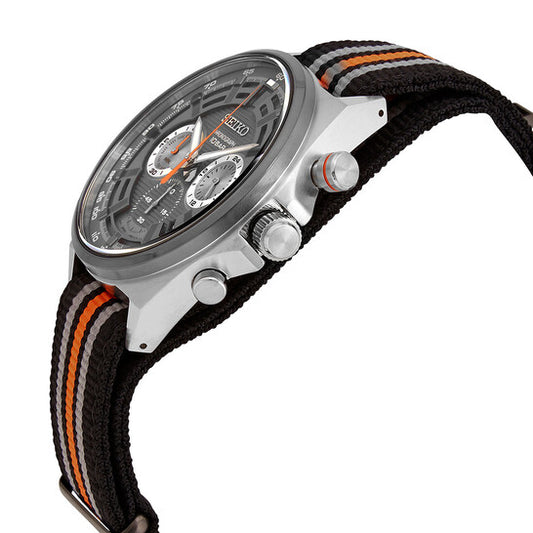 Seiko Core Chronograph Quartz Grey Dial Men's Watch