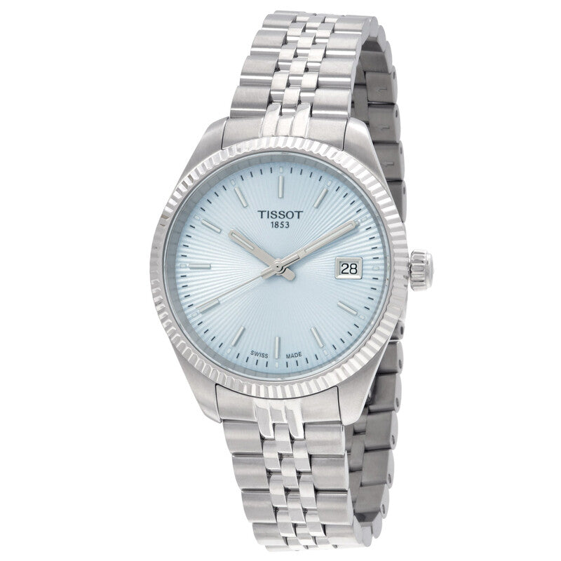 Tissot Ballade Quartz 34mm Ice Blue Ladies Watch T1562101135100