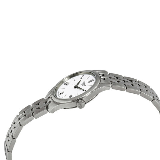 Tissot Tradition Thin White Dial Quartz 25mm Ladies Watch T0630091101800