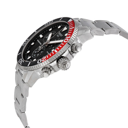 Tissot Seastar 1000 Chronograph Quartz Black Dial Men's Watch
